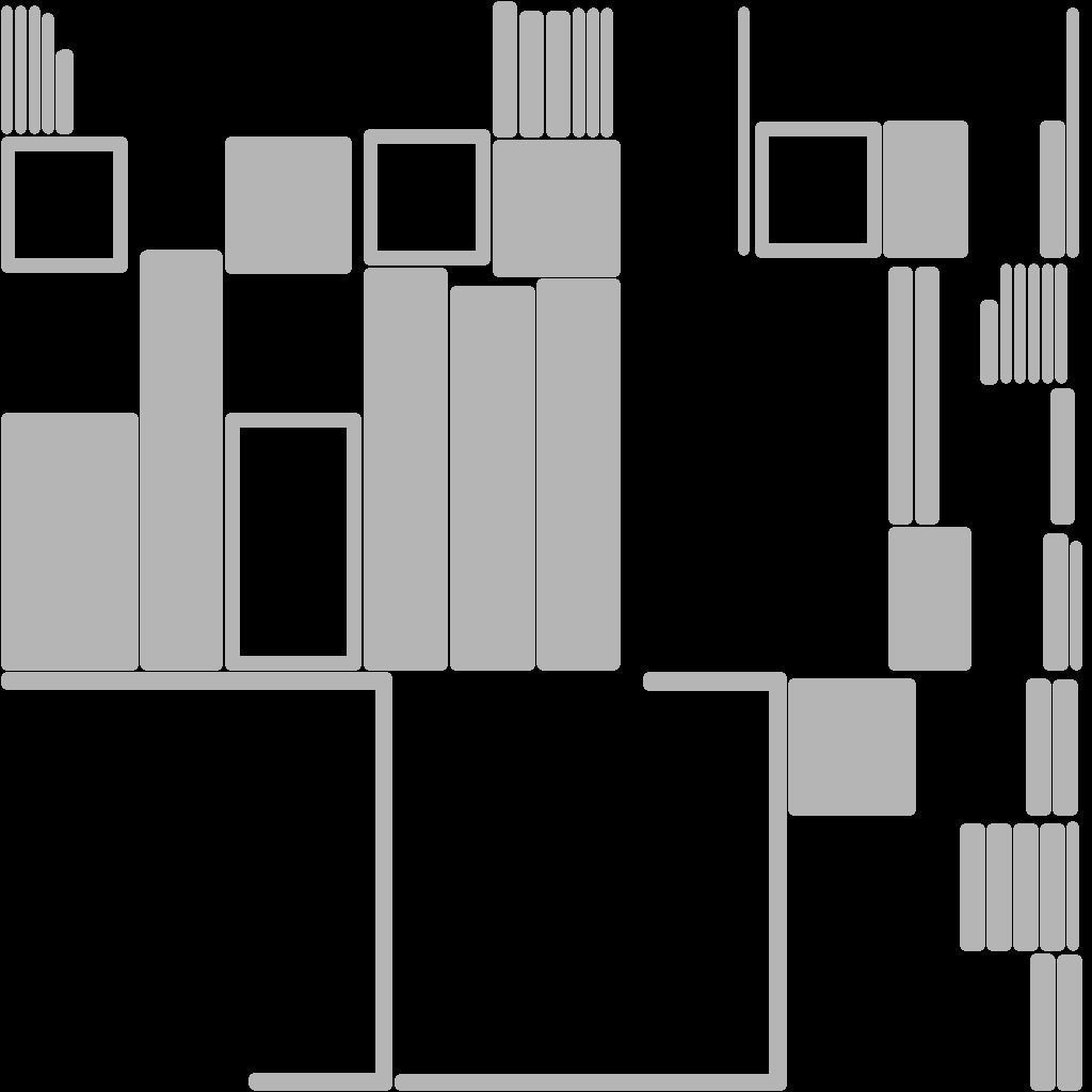 Modern Sofa Low-poly 3D model_6