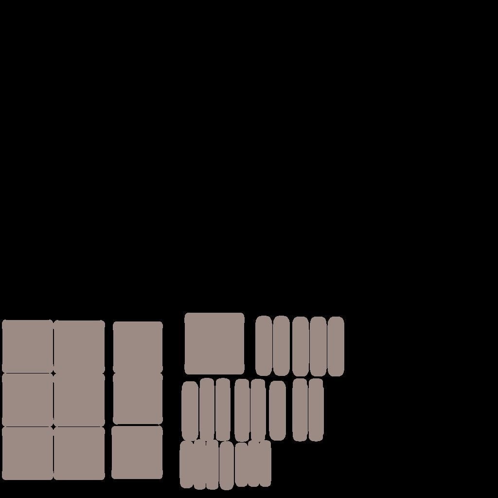 Modern Sofa Low-poly 3D model_1