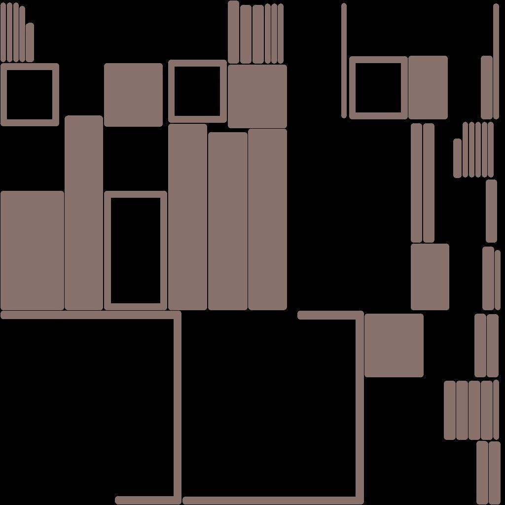 Modern Sofa Low-poly 3D model_4