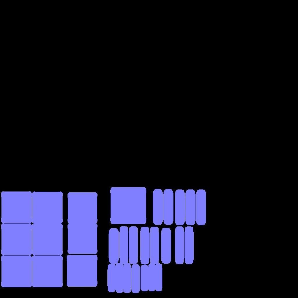 Modern Sofa Low-poly 3D model_24