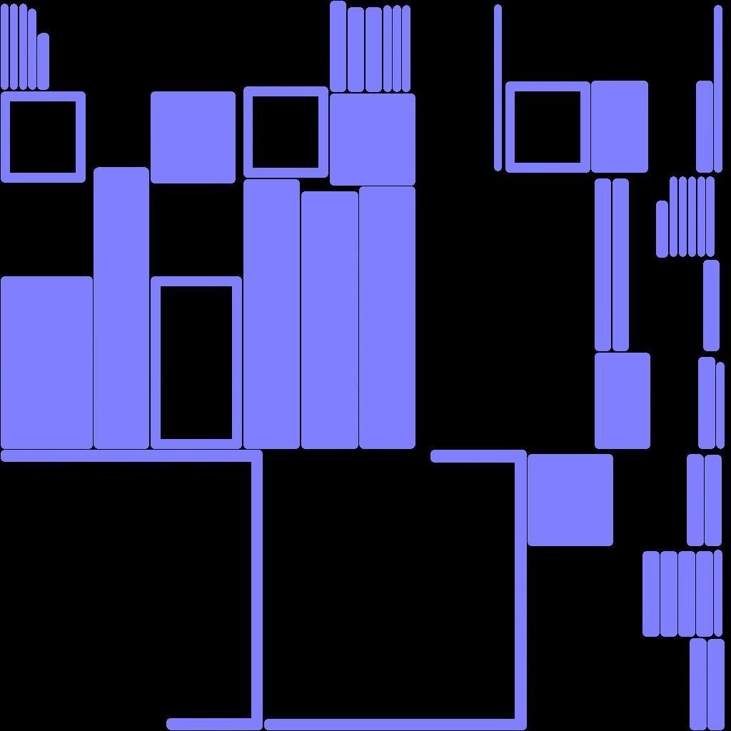 Modern Sofa Low-poly 3D model_14