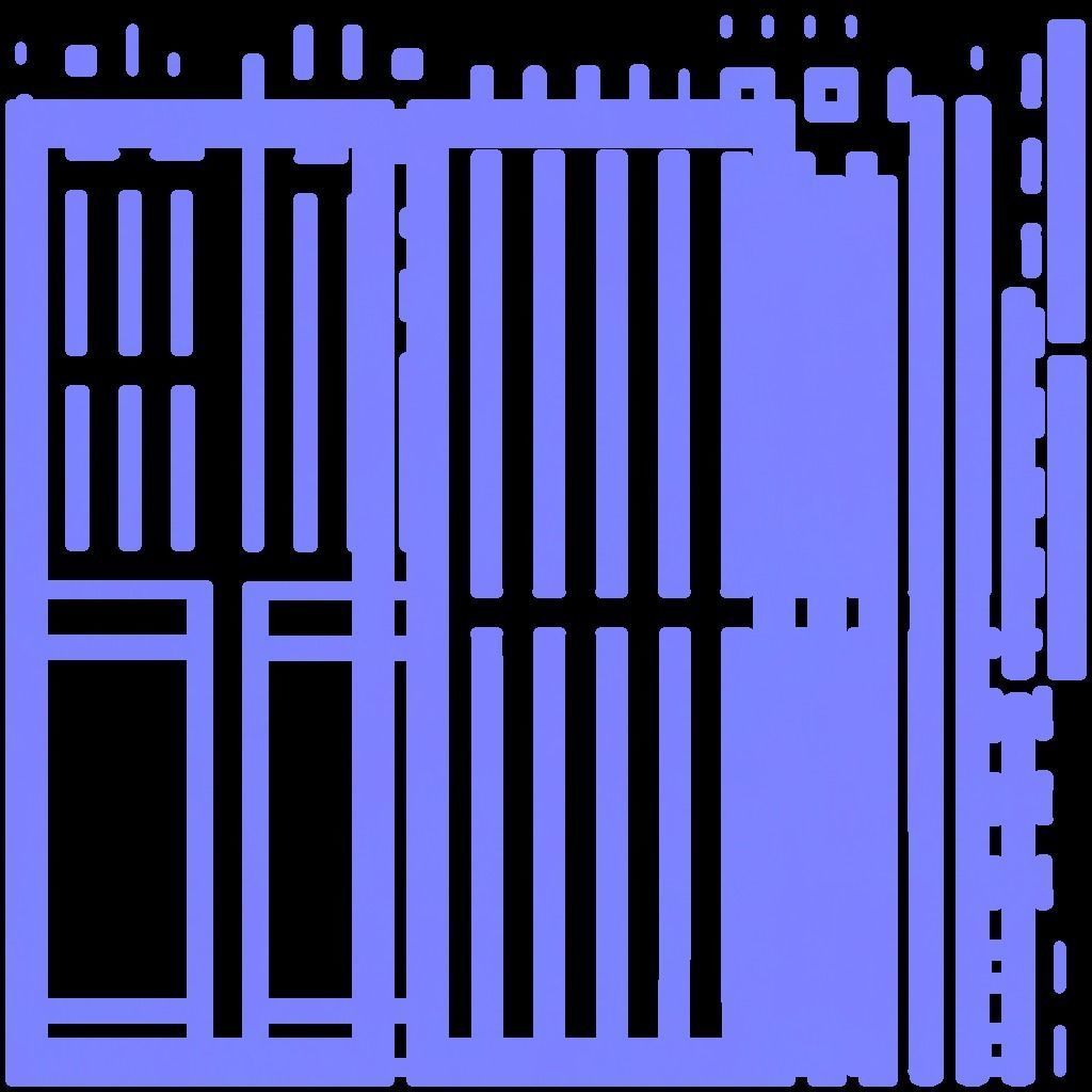 table with marble top Low-poly 3D model_7