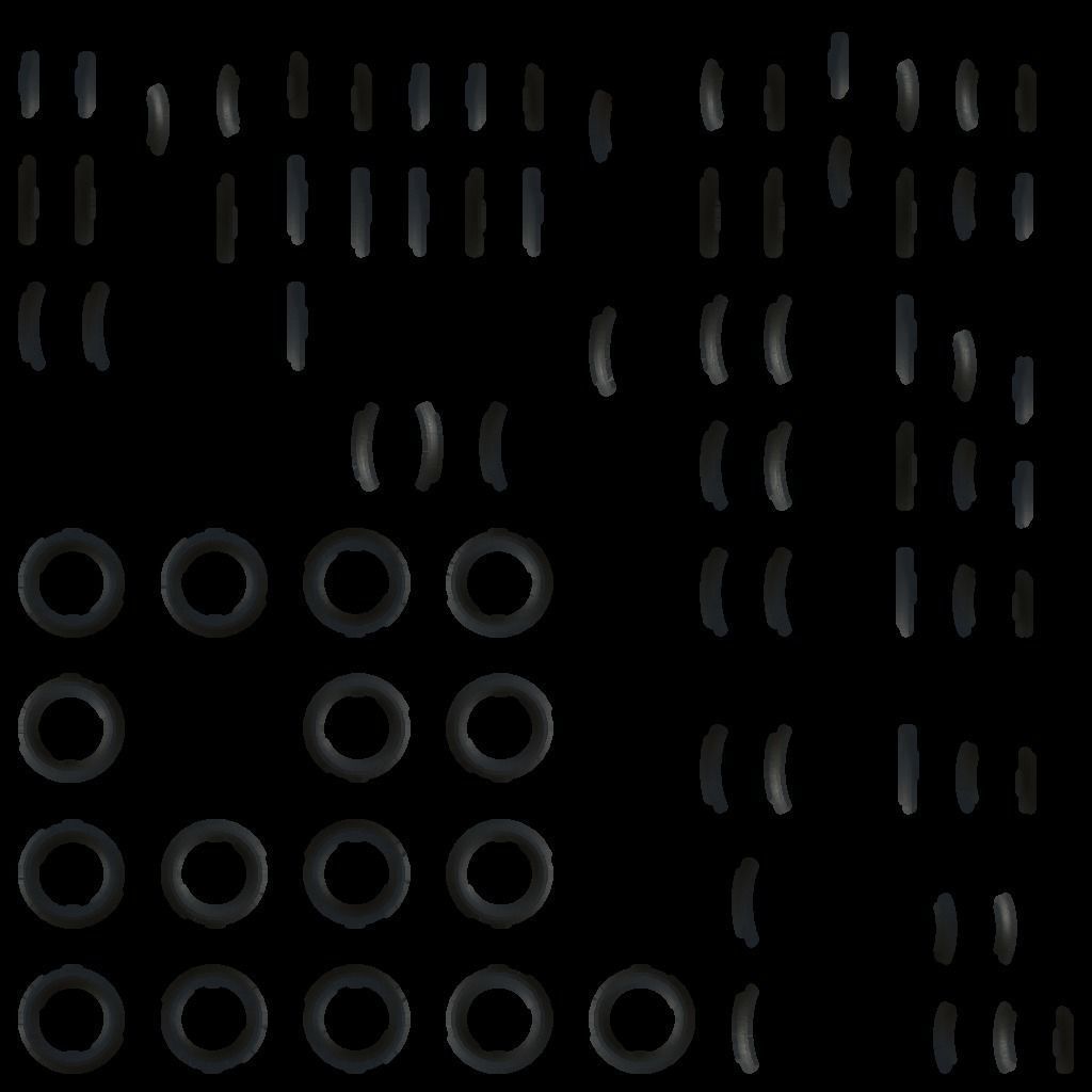 table with marble top Low-poly 3D model_24