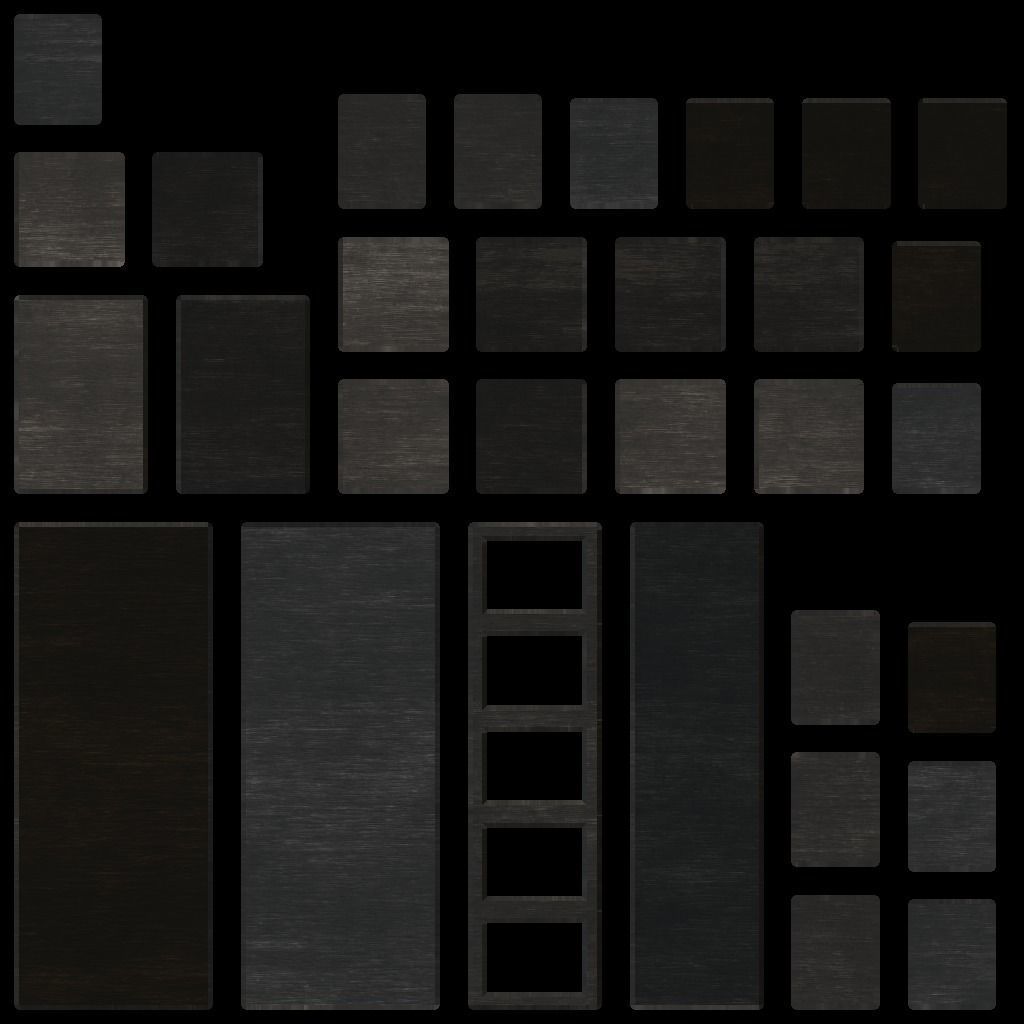 table with marble top Low-poly 3D model_17