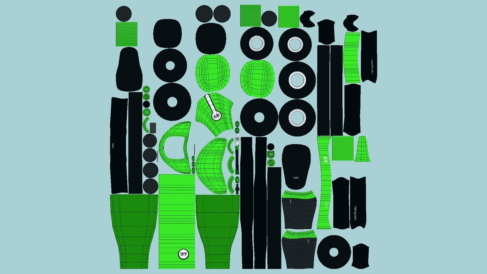 10 Cartoon Kart G Collection - Vehicle Racing Design _69