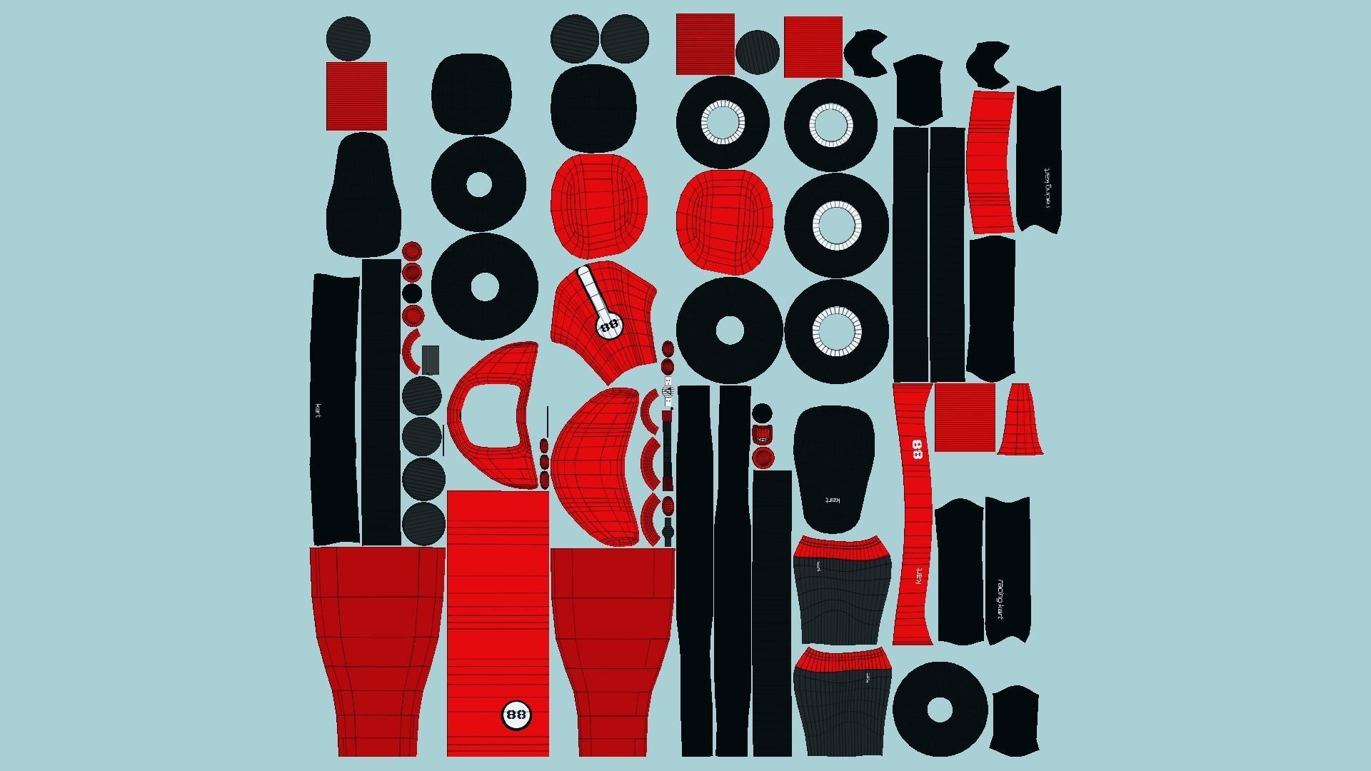 10 Cartoon Kart G Collection - Vehicle Racing Design _72