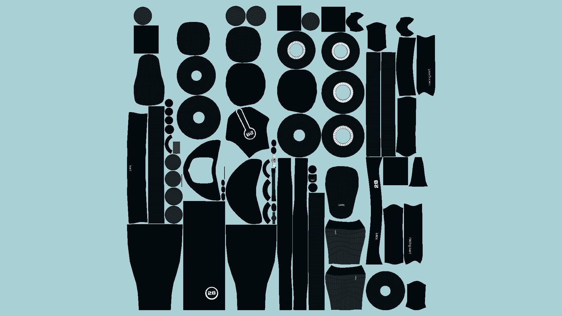 10 Cartoon Kart G Collection - Vehicle Racing Design _84