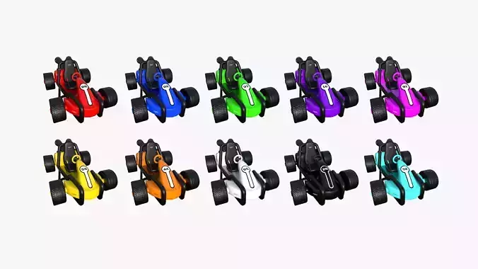 10 Cartoon Kart G Collection - Vehicle Racing Design 