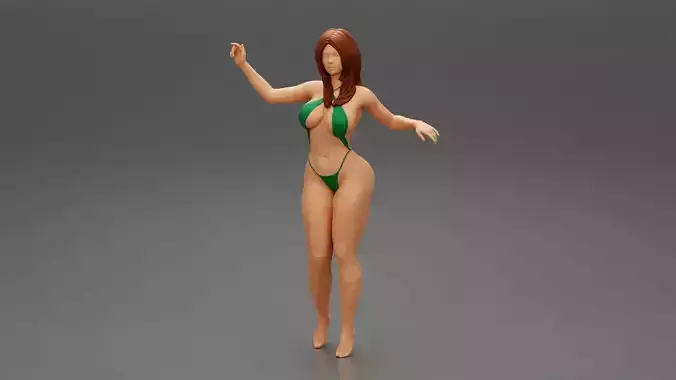 Sexy Girl With Hot Body In Bikini