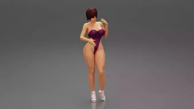 Young sexy Girl Wearing a sexy Monokini