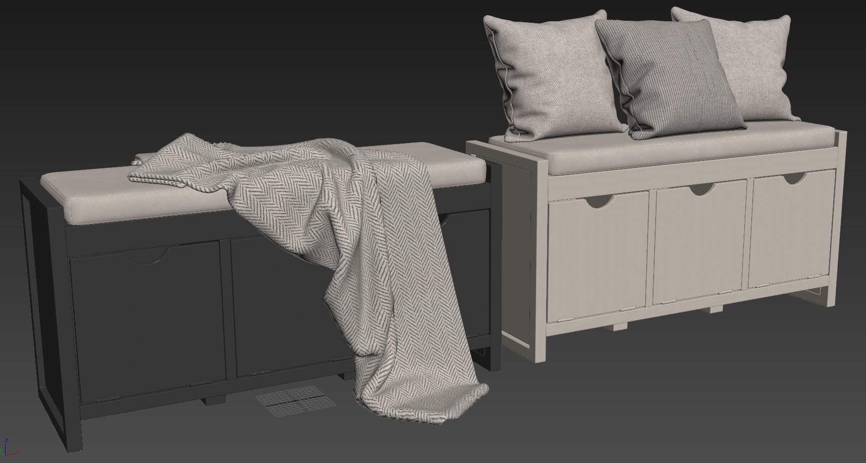 Rivera Storage Bench By Latitude Run 3D model_7