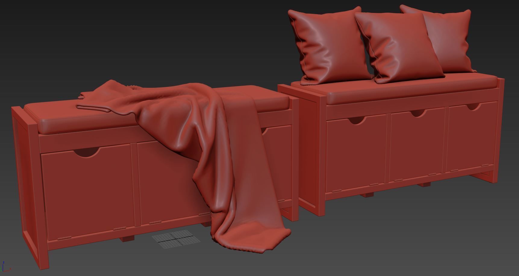 Rivera Storage Bench By Latitude Run 3D model_8