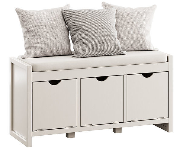 Rivera Storage Bench By Latitude Run 3D model 6
