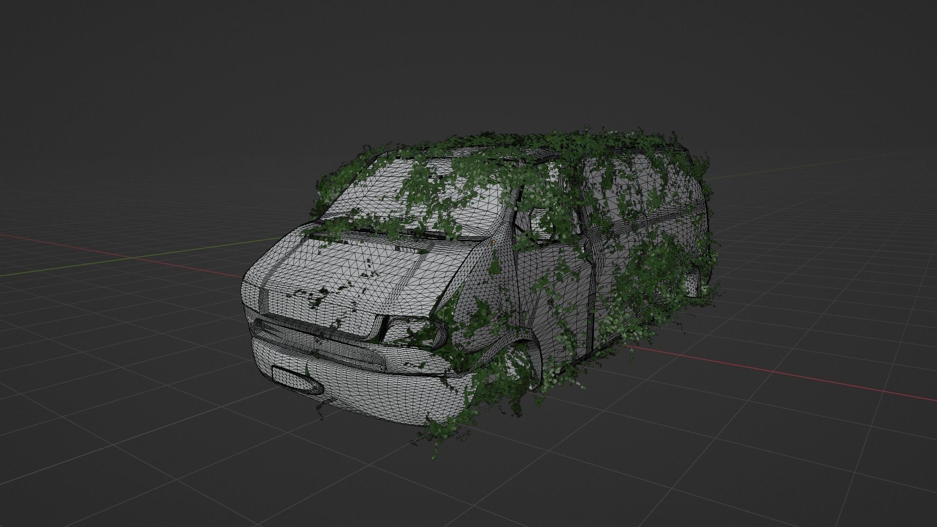 Damaged Rusted Suv 3D model_8