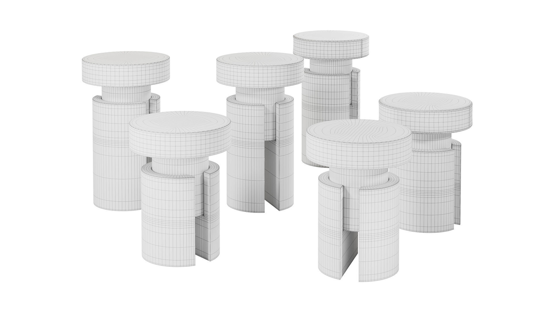 Tobias Stool 3D model_3