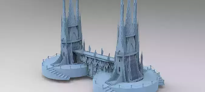 London Celtic watchtowers  3D model
