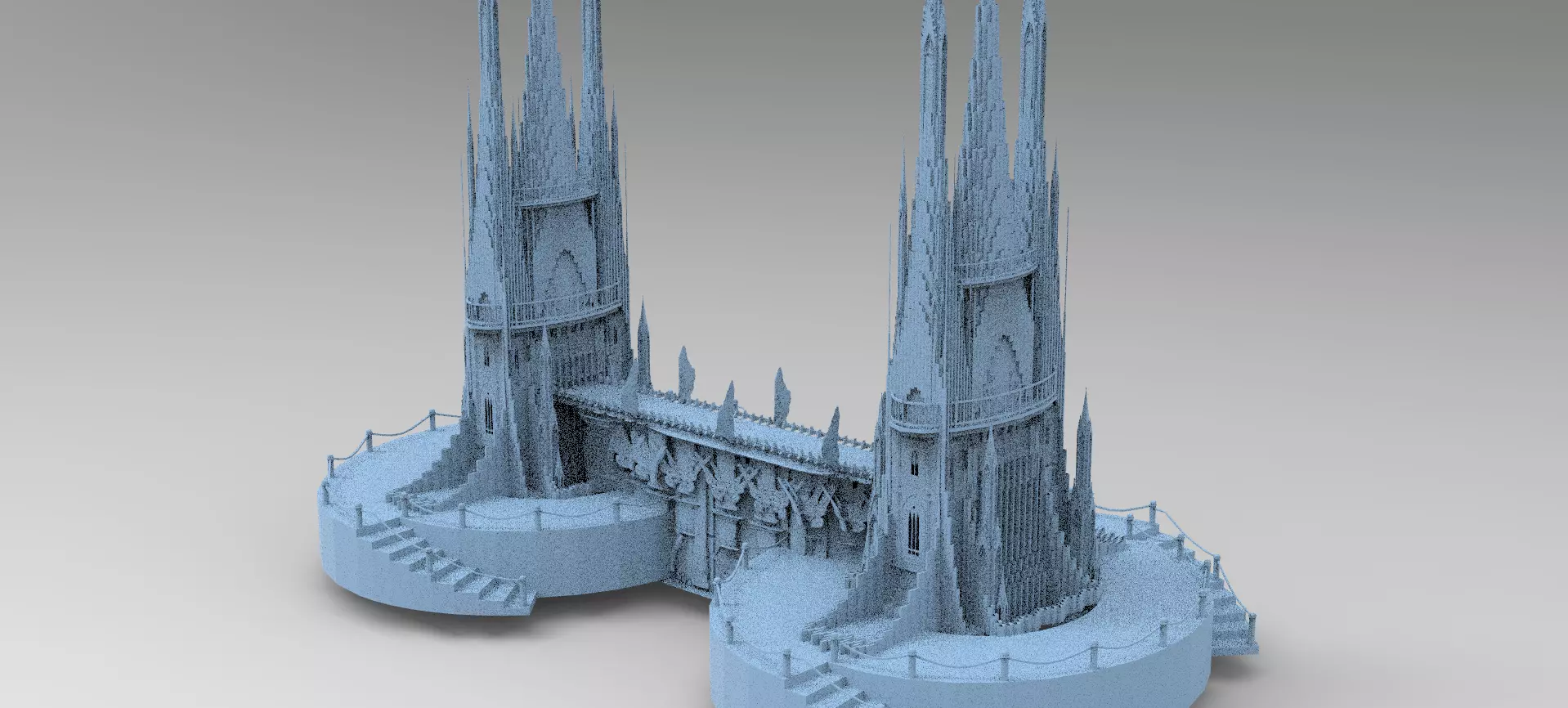 London Celtic watchtowers  3D model_0