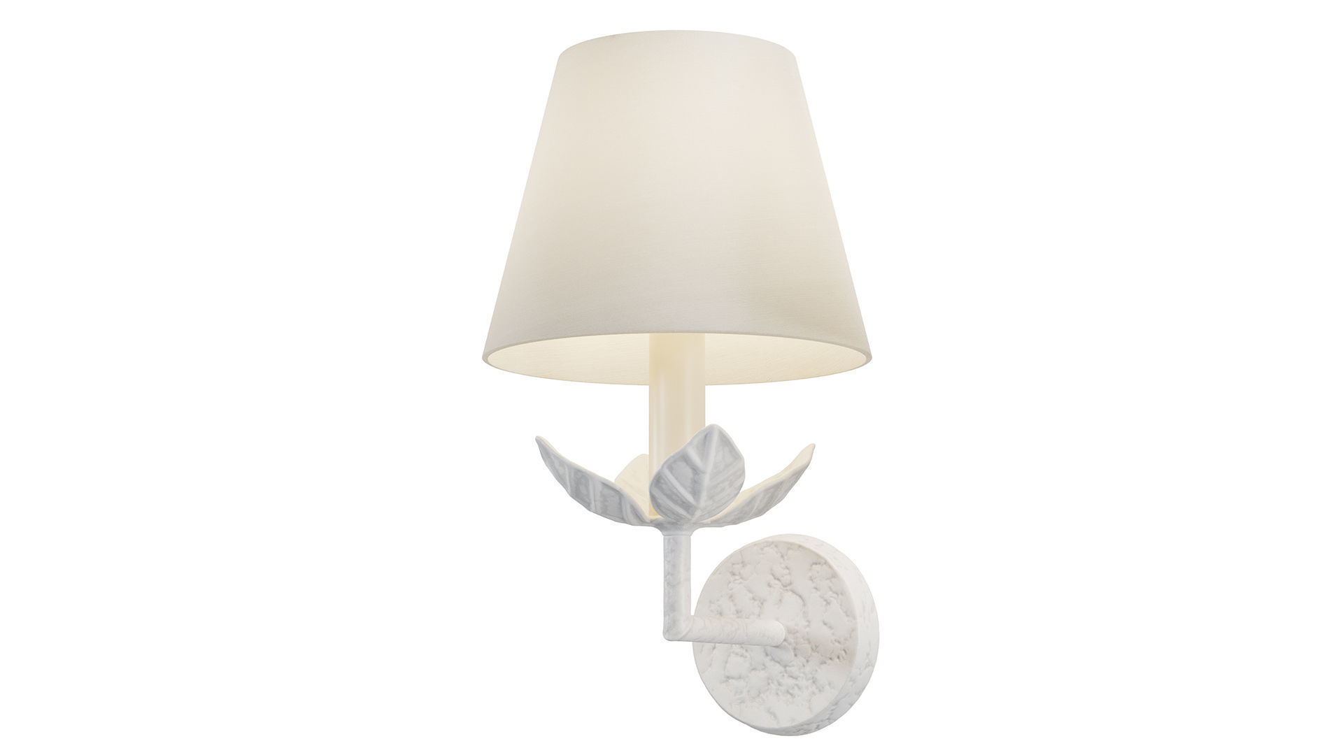 Carrick Leaf Wall Light 3D model_2