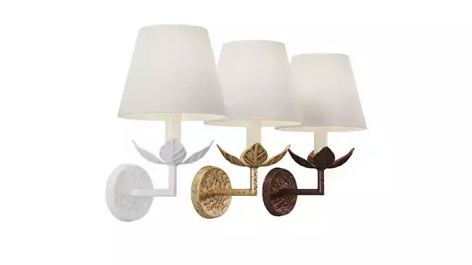 Carrick Leaf Wall Light