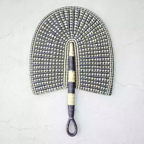 African Handwoven Fan 3