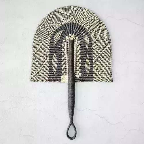 African Handwoven Fan 4