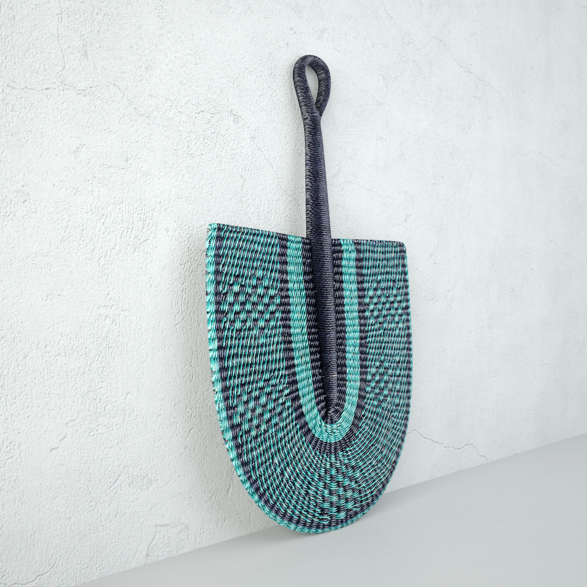African Handwoven Fan 5 3D model_3