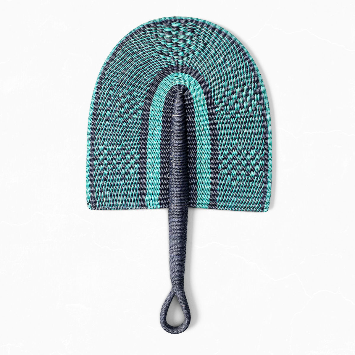 African Handwoven Fan 5 3D model_1