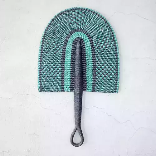African Handwoven Fan 5