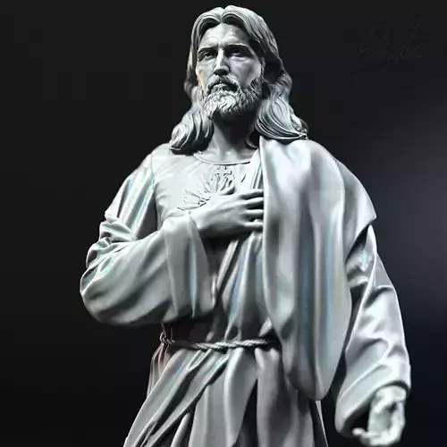 Jesus Sculpture 05 3D print model