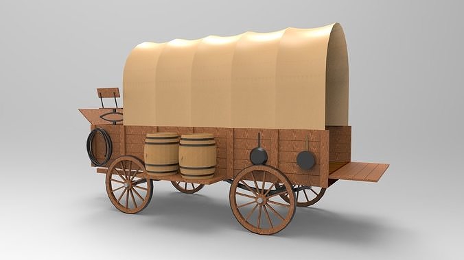 Horse Carriage 3D model