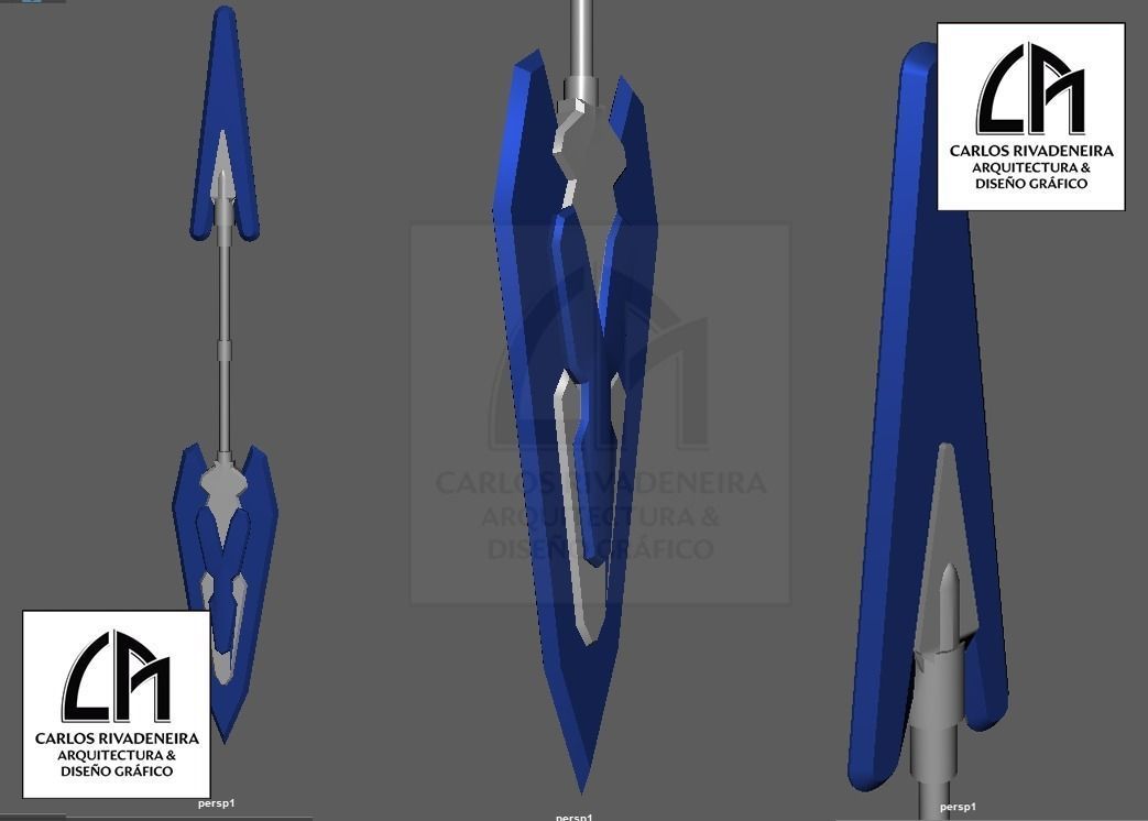 GUNDAM AERIAL PACK AND WEAPONS 3D print model_9