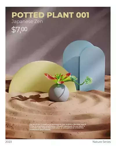 Potted Plant 001