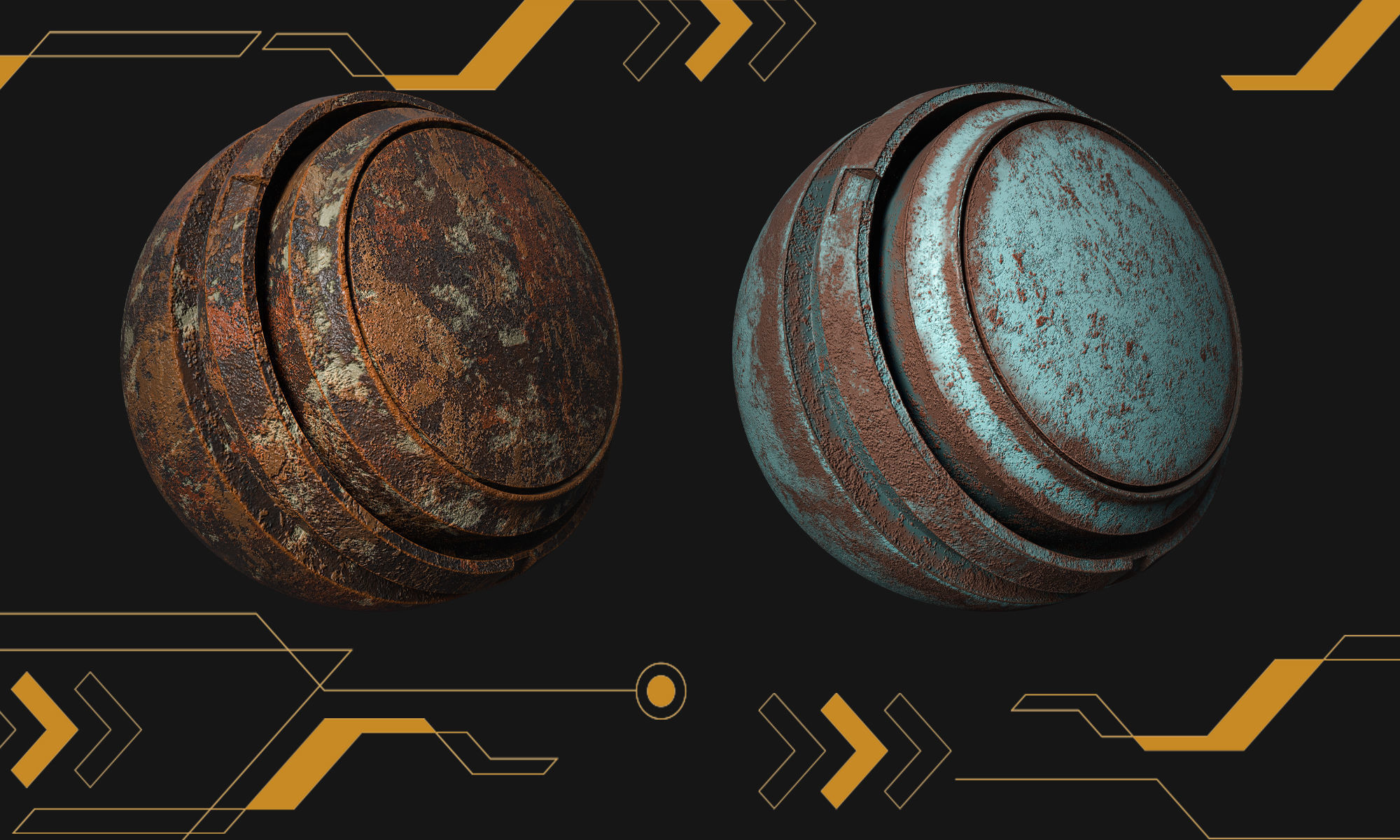 Smart Material Damage and Scratch Metal Texture_3