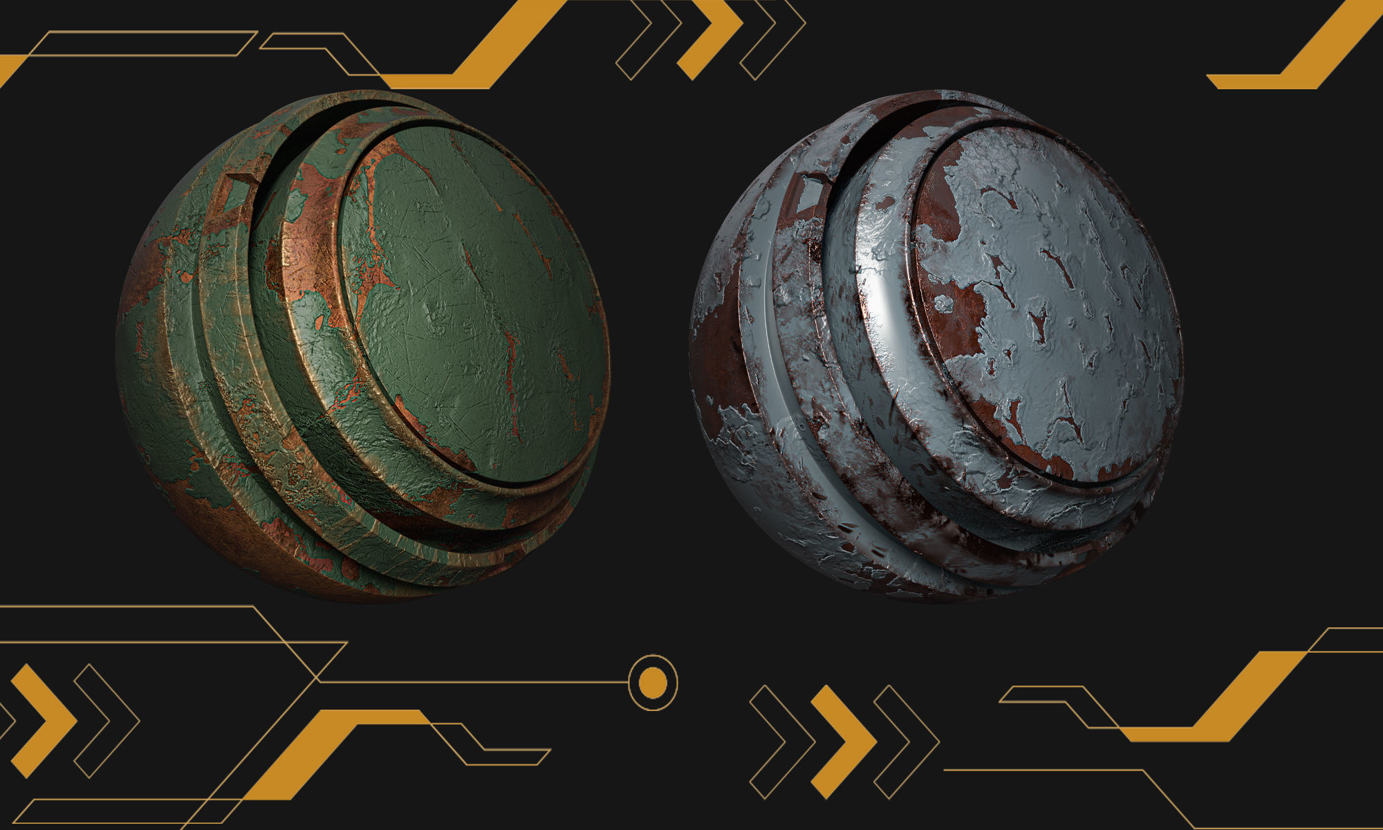 Smart Material Damage and Scratch Metal Texture_6