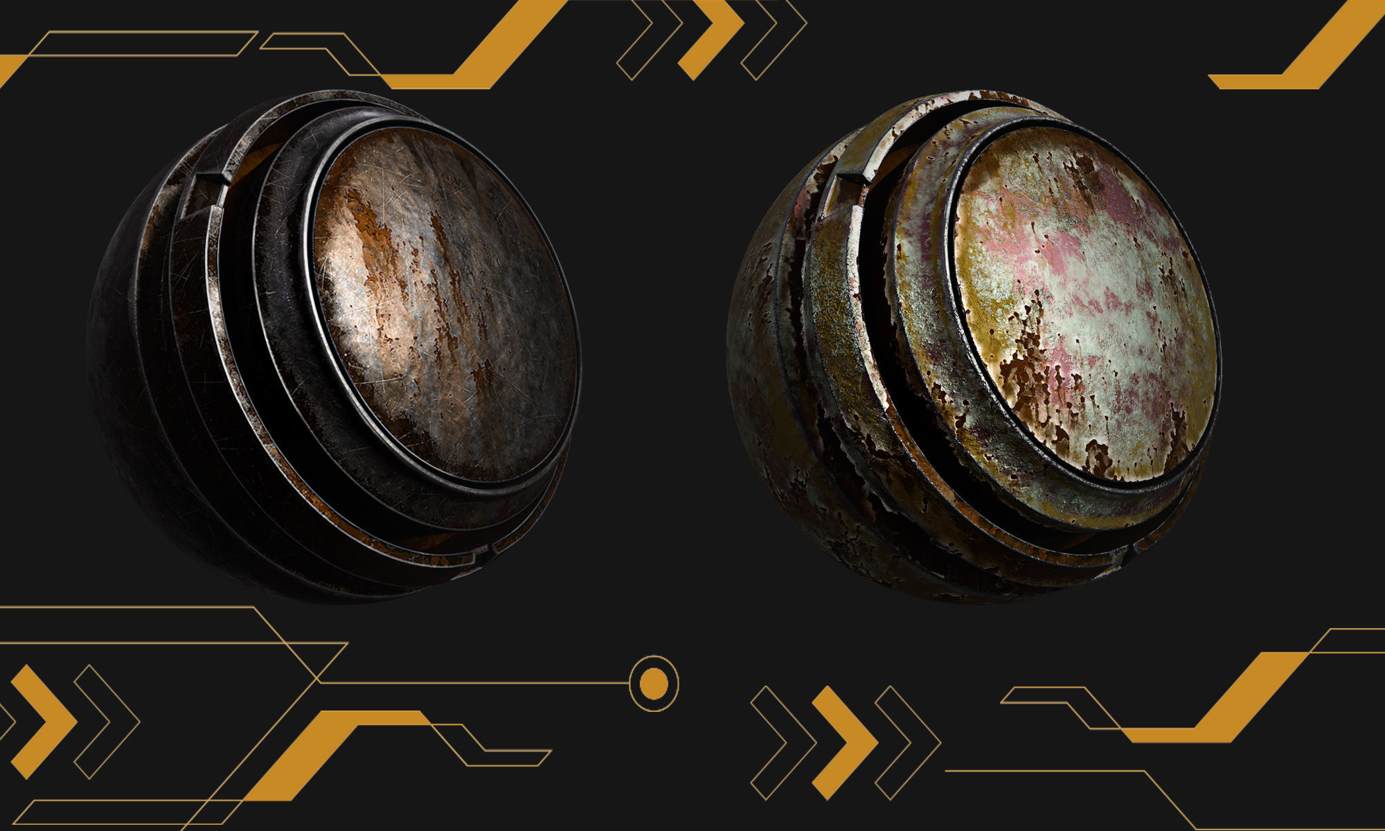 Smart Material Damage and Scratch Metal Texture_1