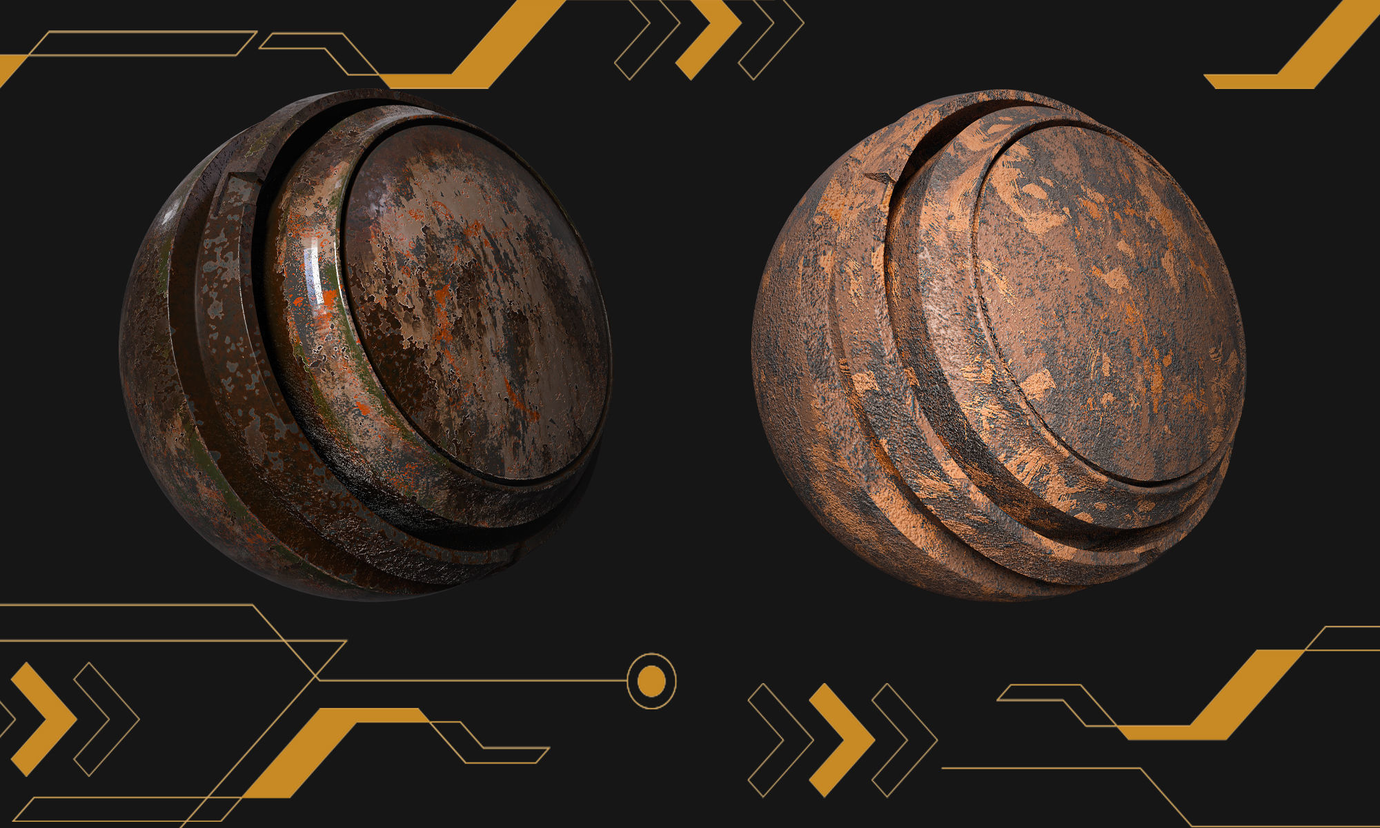 Smart Material Damage and Scratch Metal Texture_4