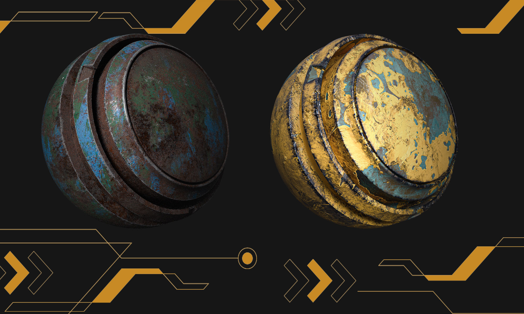 Smart Material Damage and Scratch Metal Texture_8