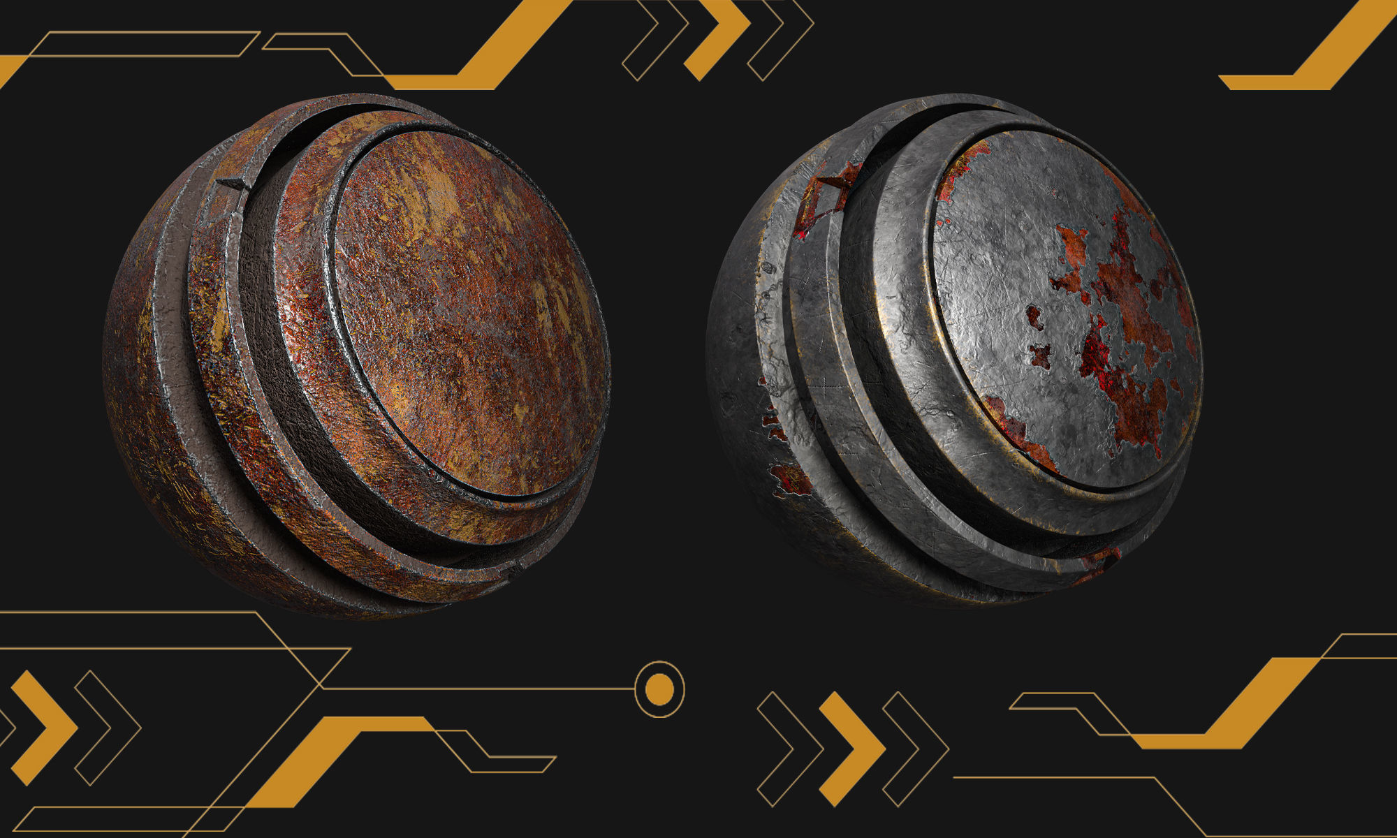 Smart Material Damage and Scratch Metal Texture_10