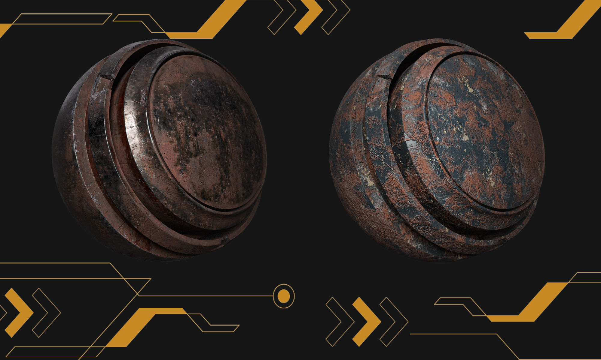 Smart Material Damage and Scratch Metal Texture_7