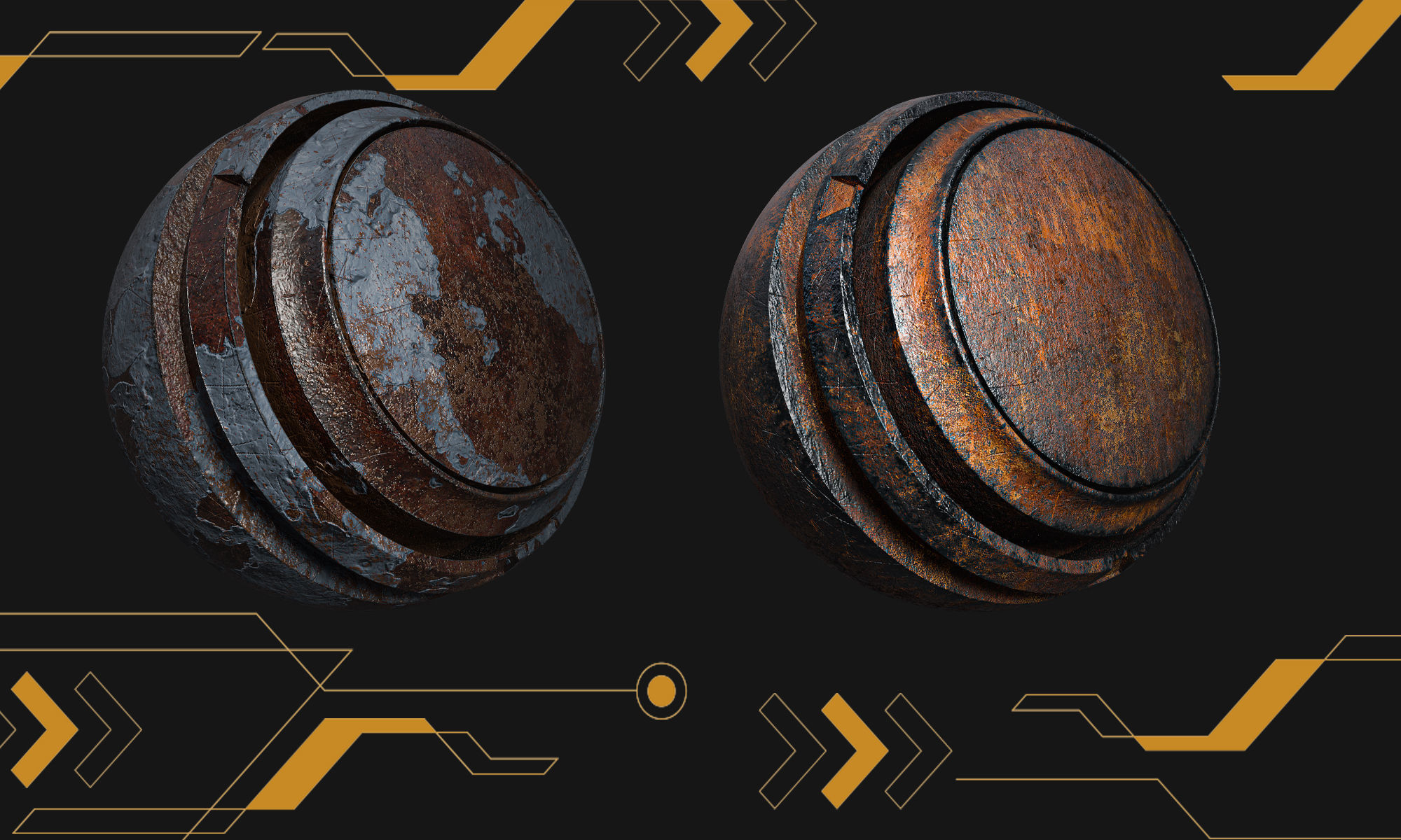 Smart Material Damage and Scratch Metal Texture_9