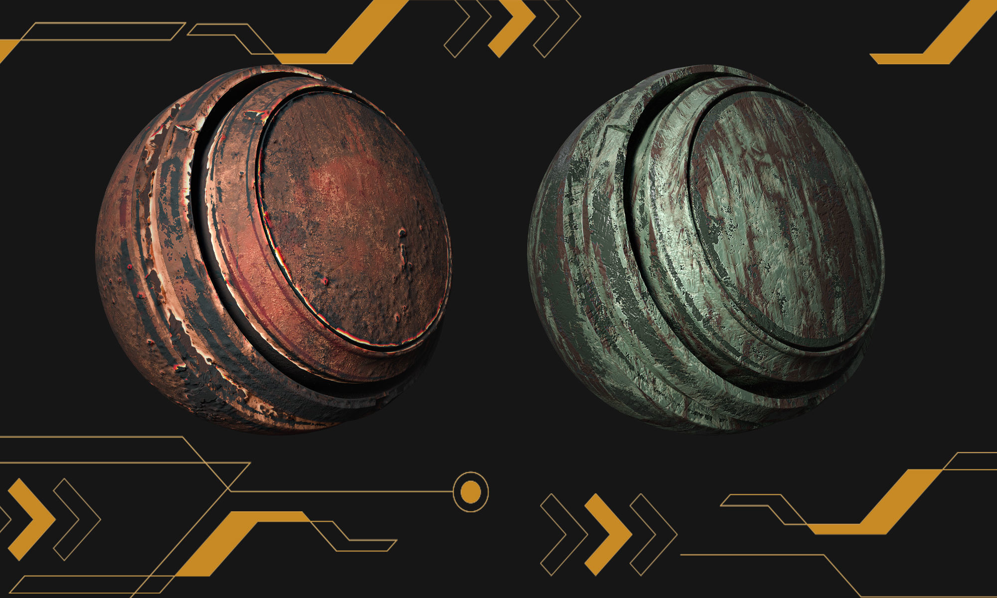 Smart Material Damage and Scratch Metal Texture_2