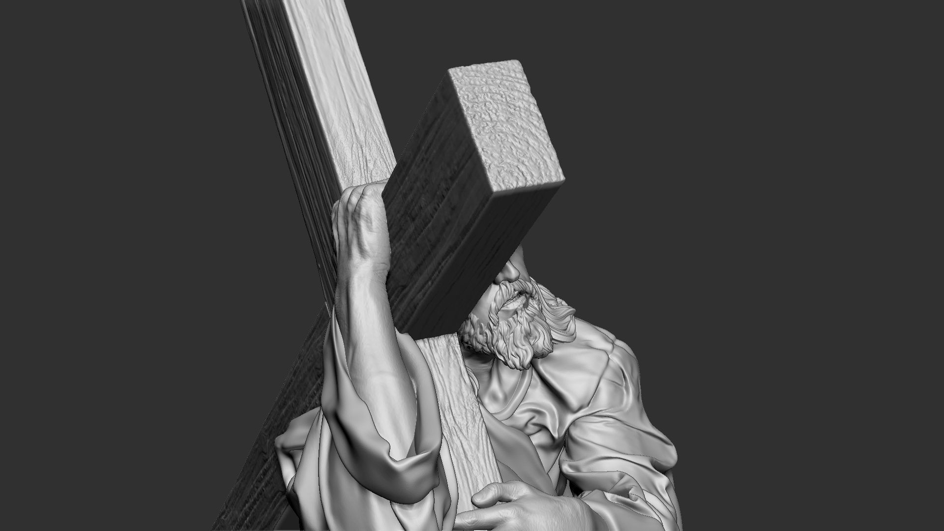 Jesus Sculpture 06 3D print model_22