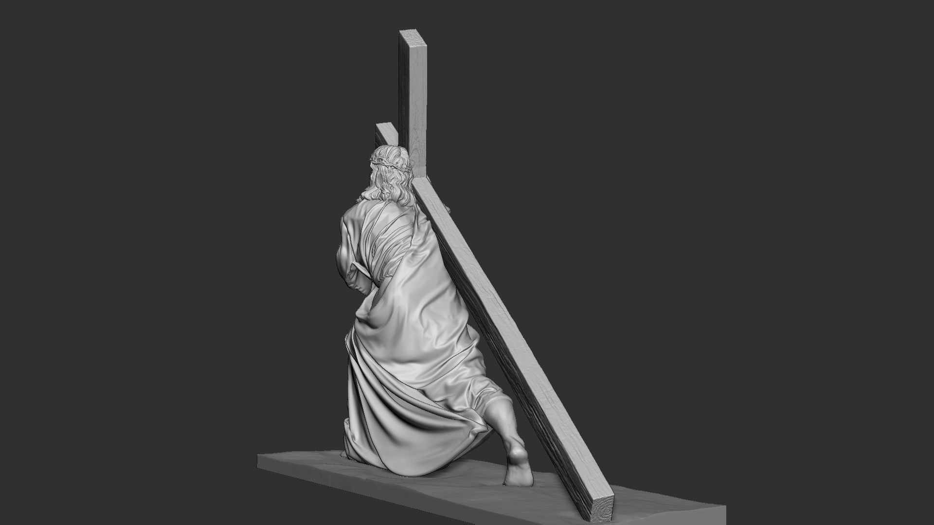 Jesus Sculpture 06 3D print model_30