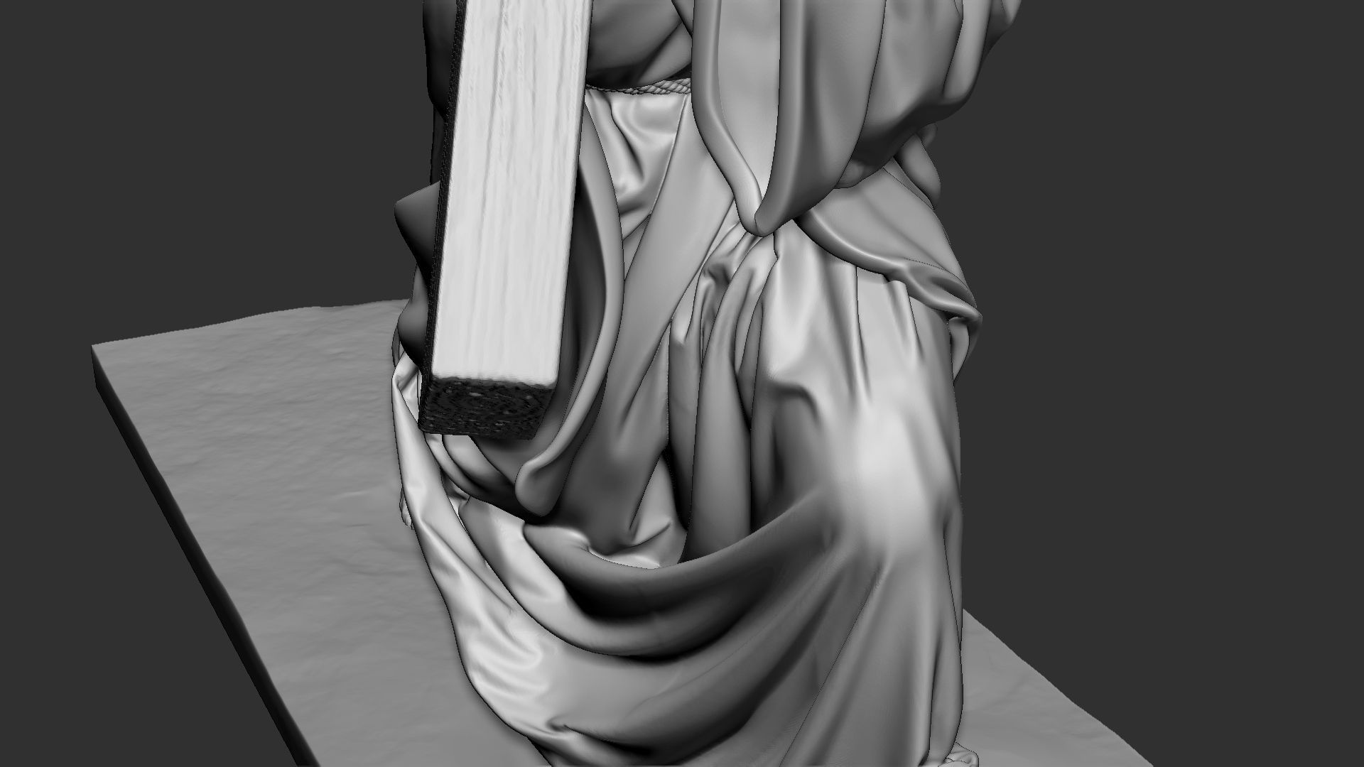 Jesus Sculpture 06 3D print model_26