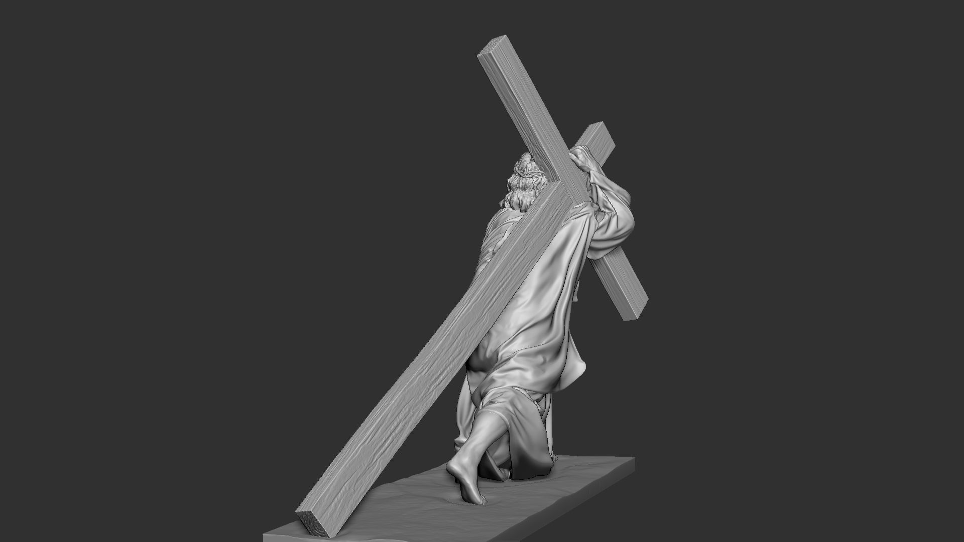 Jesus Sculpture 06 3D print model_10