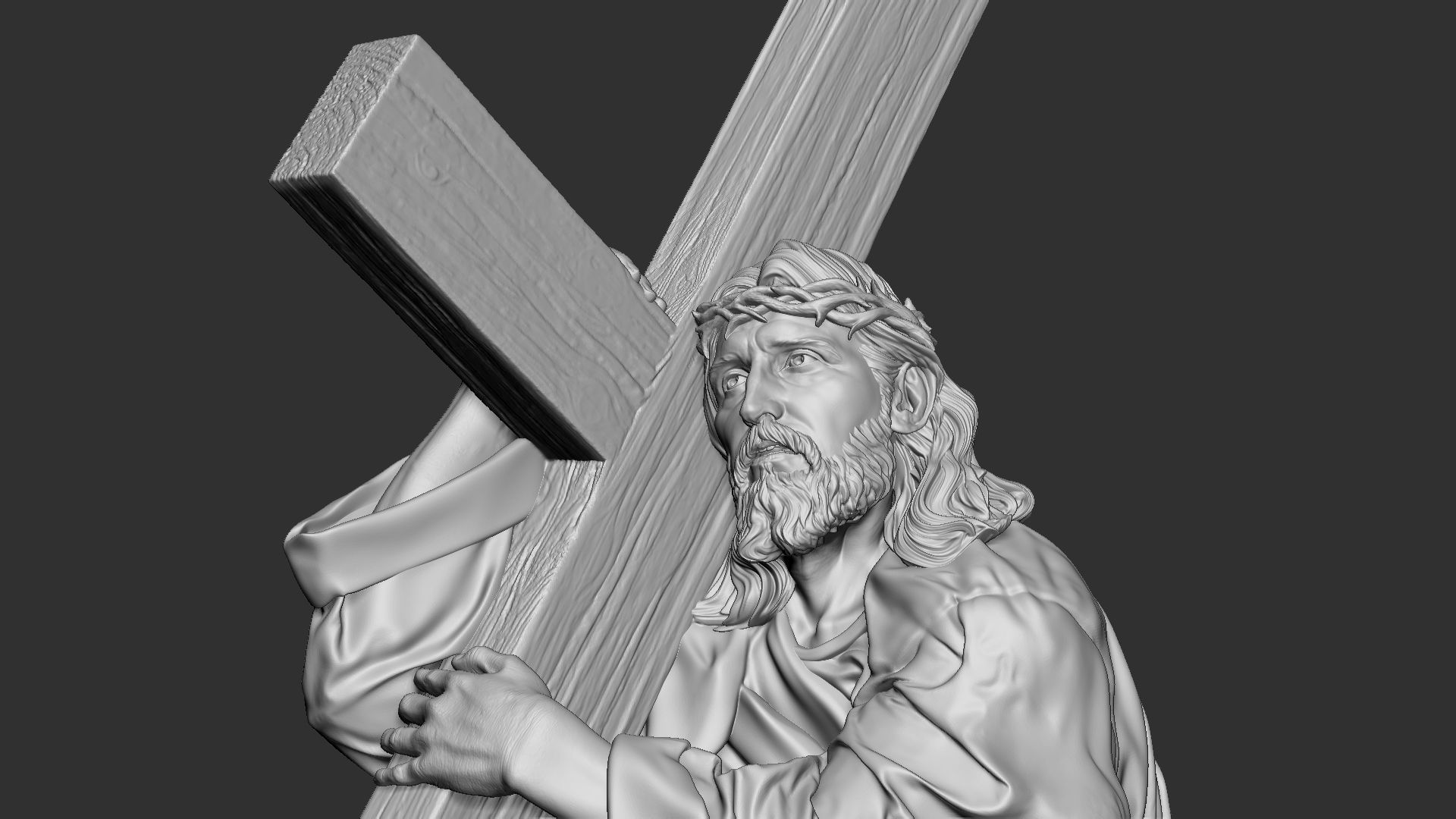 Jesus Sculpture 06 3D print model_20