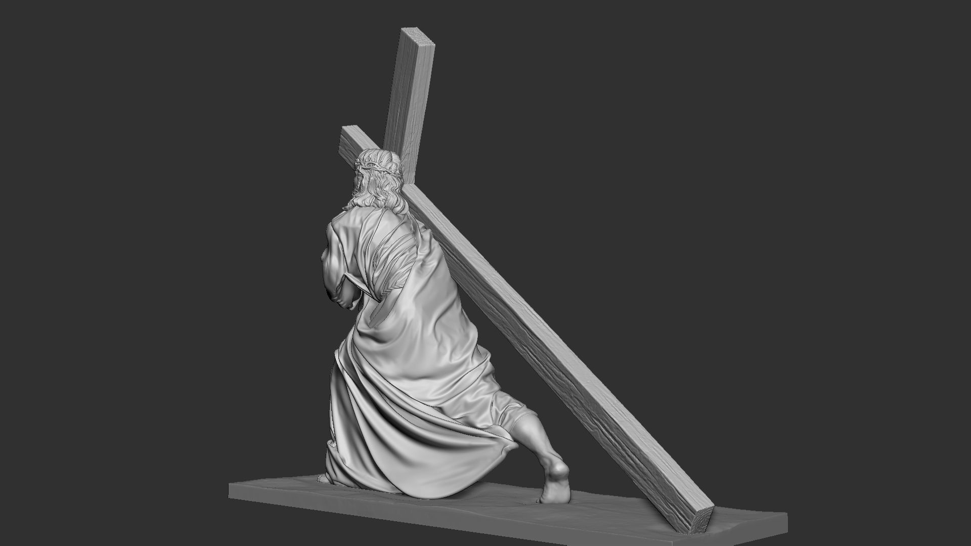 Jesus Sculpture 06 3D print model_29