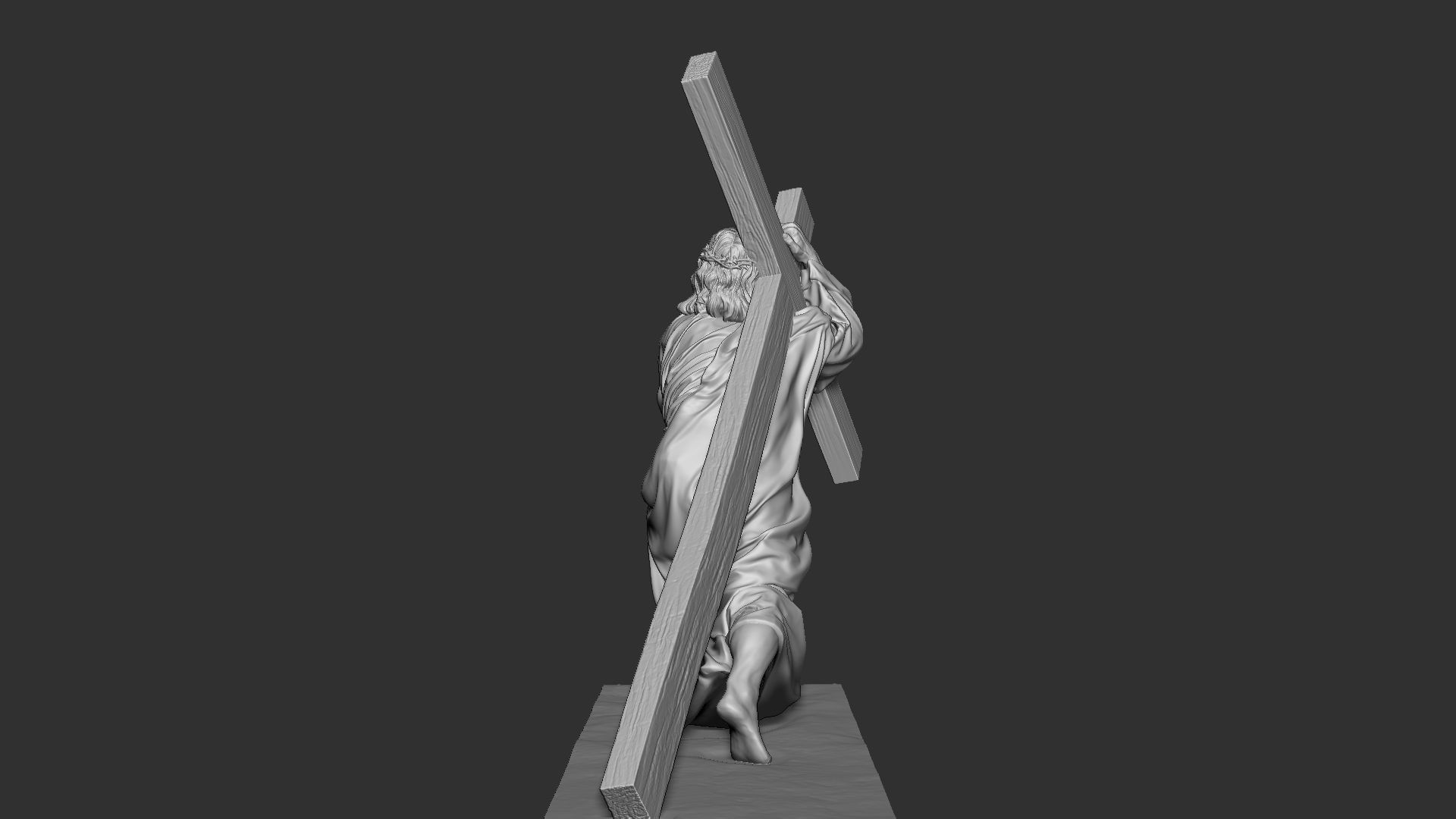 Jesus Sculpture 06 3D print model_33