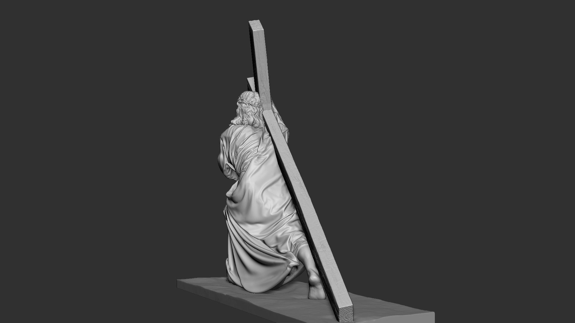 Jesus Sculpture 06 3D print model_31
