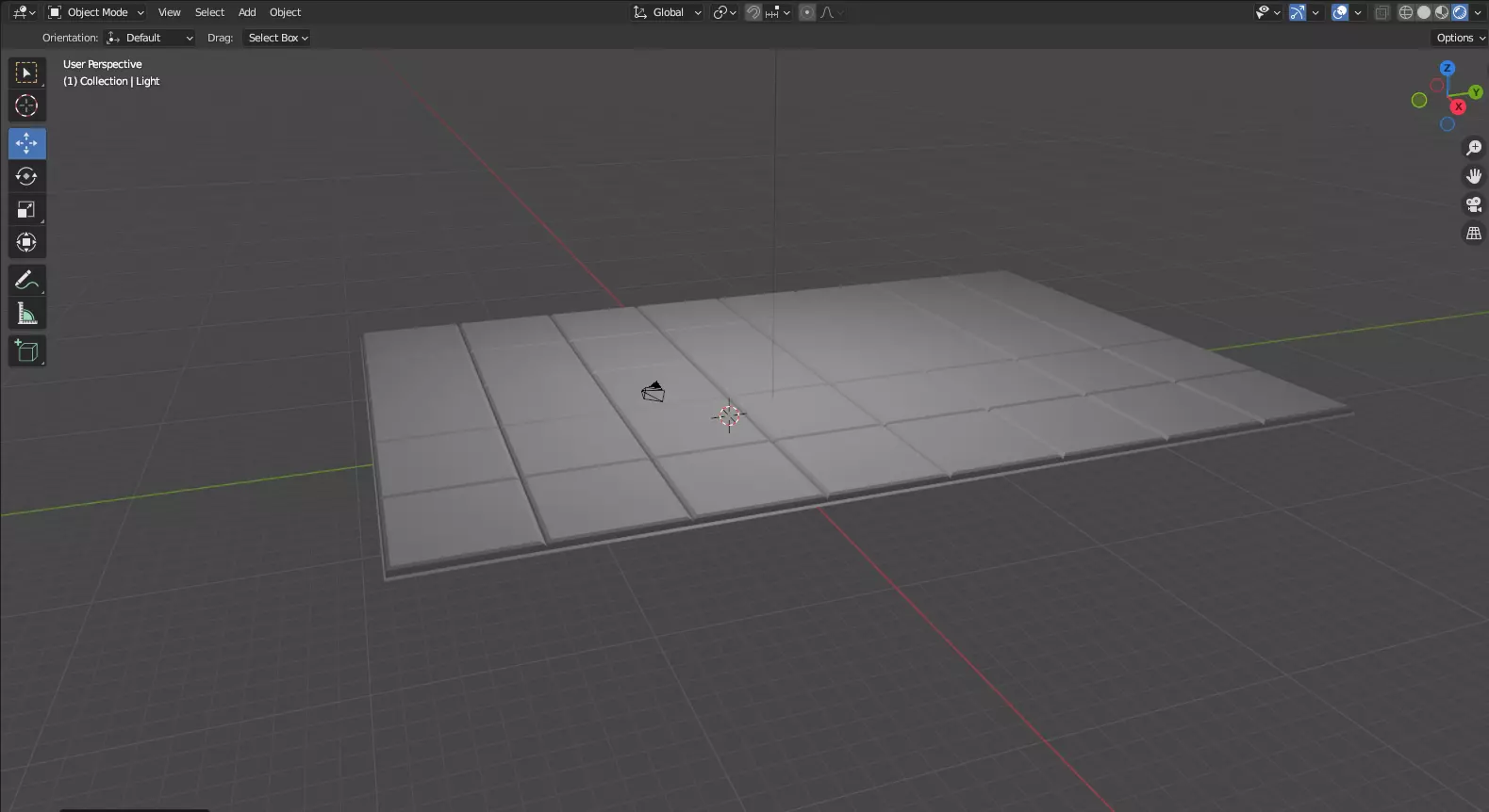 Basic Floor Tile 3D model_0